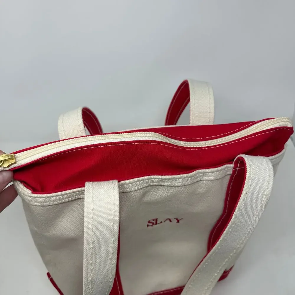 Vintage L.L. Bean ''Slay'' Zip Top Tote Bag (12 x 10)